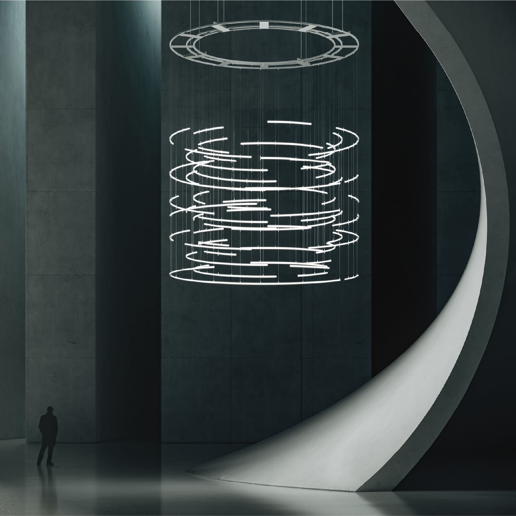  HELIX – the transformation of the ‘Wizard from Dubai’ into a ready luminaire for demanding spaces
