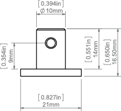 Zawieszka Fi 10 H P 42245 Klusdesignpl